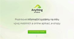 Desktop Screenshot of anything.cz