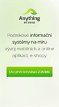 Mobile Screenshot of anything.cz